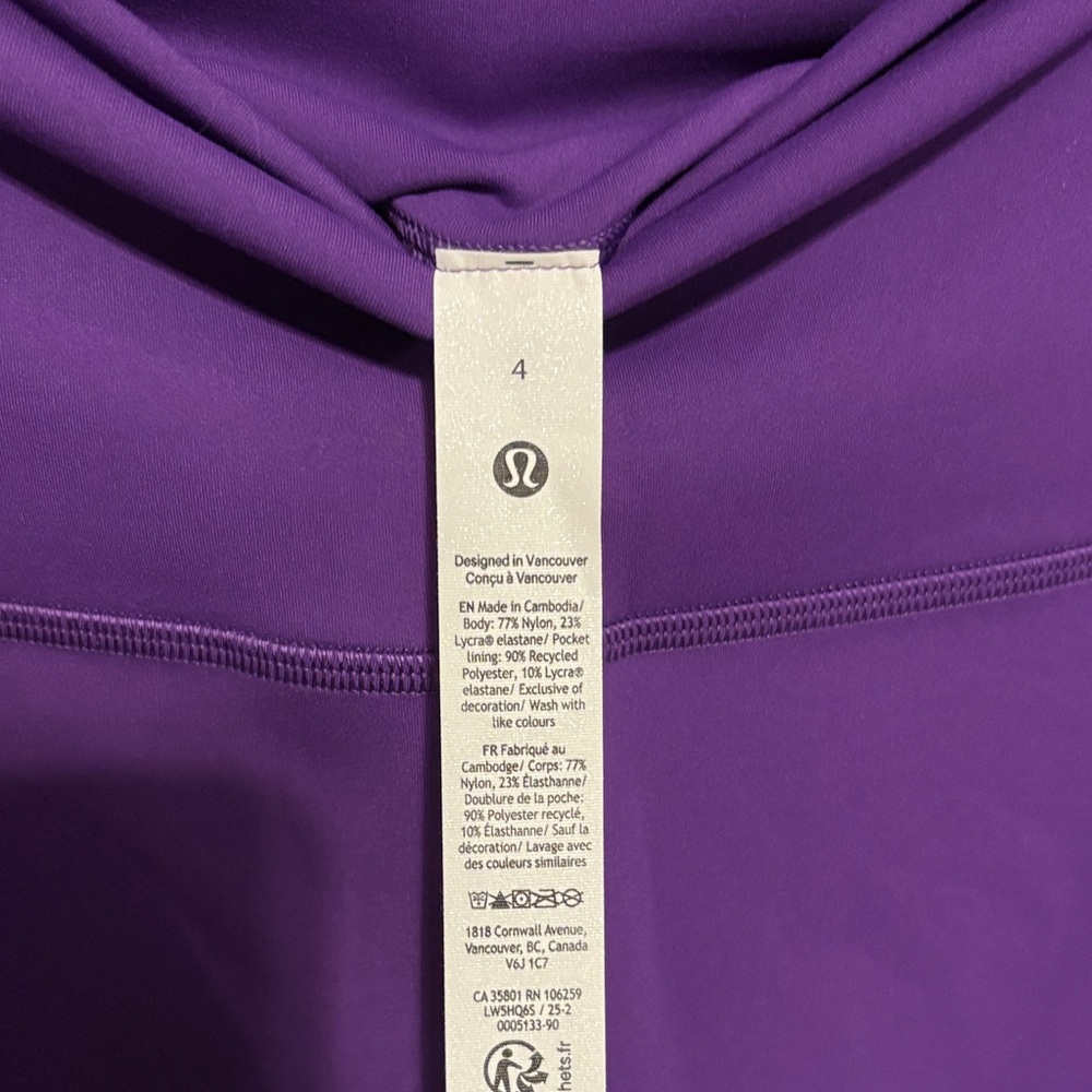 Lululemon Wunder Train HR Crop 15” - Picture 3 of 5